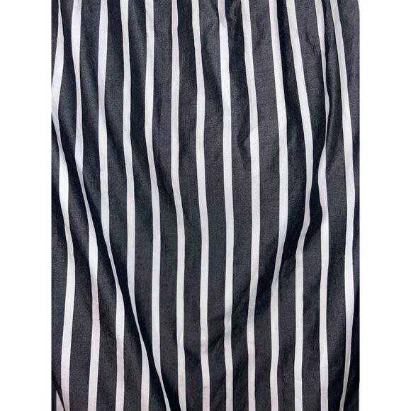 J Crew Preppy Academia Stripe  Off the Shoulder Bow Tie Long Sleeve Top - Picture 7 of 11